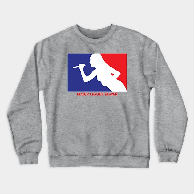 Major League Slayer Crewneck Sweatshirt by joefixit2